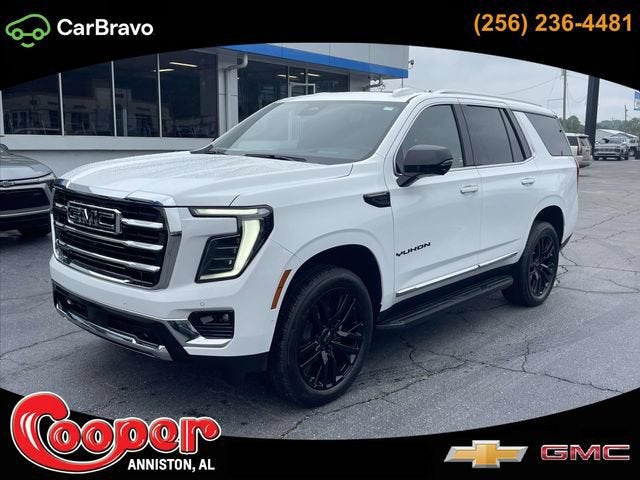2026 GMC Yukon Elevation in Summit White — front three-quarter view