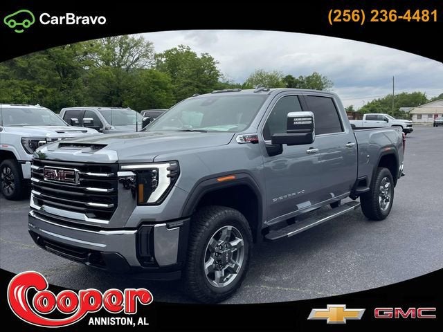 2026 GMC Sierra 2500 HD SLT in Sterling Metallic — front three-quarter view