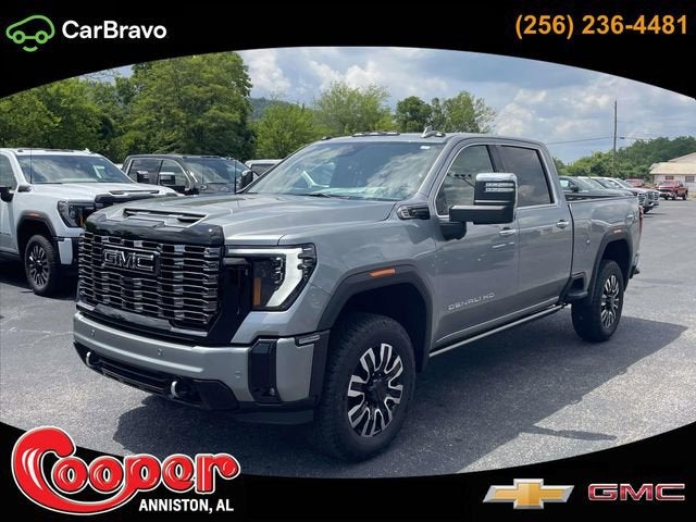 2026 GMC Sierra 2500 HD Denali Ultimate in Sterling Metallic — front three-quarter view