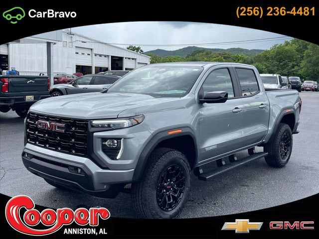 2026 GMC Canyon Elevation in Sterling Metallic — front three-quarter view