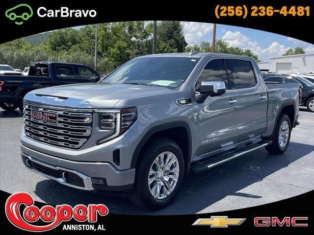 2026 GMC Sierra 1500 Denali in Sterling Metallic — front three-quarter view