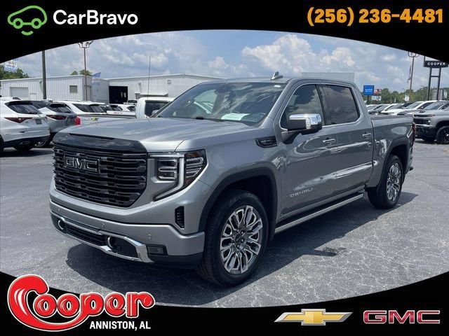 2026 GMC Sierra 1500 Denali Ultimate in Sterling Metallic — front three-quarter view