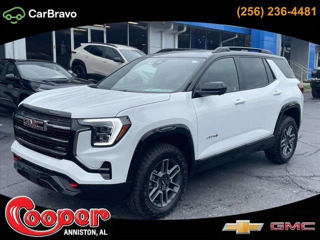 2026 GMC Terrain AT4 in Summit White — front three-quarter view