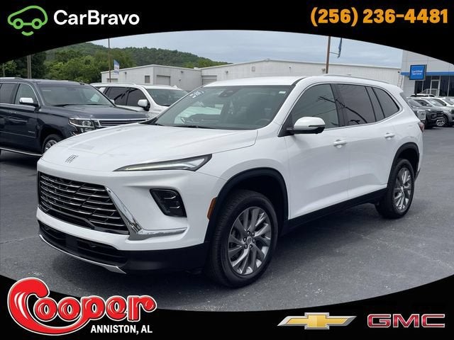 2025 Buick Enclave Preferred in Summit White — front three-quarter view