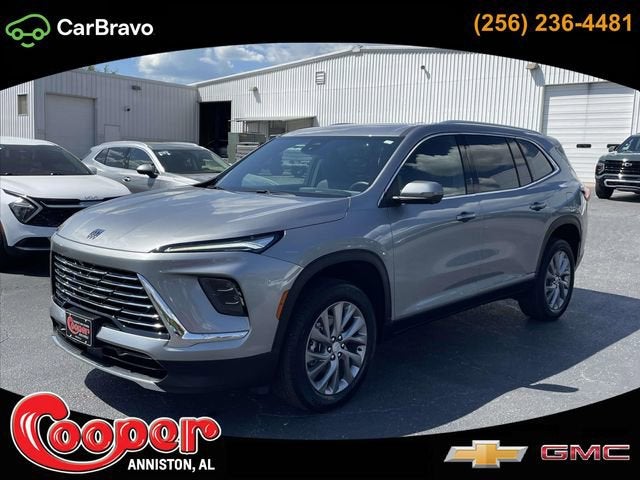 2025 Buick Enclave Preferred in Moonstone Gray Metallic — front three-quarter view